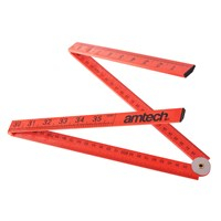 Amtech 1 Metre Folding Plastic Rule Amtech 1 Metre Folding Plastic Rule